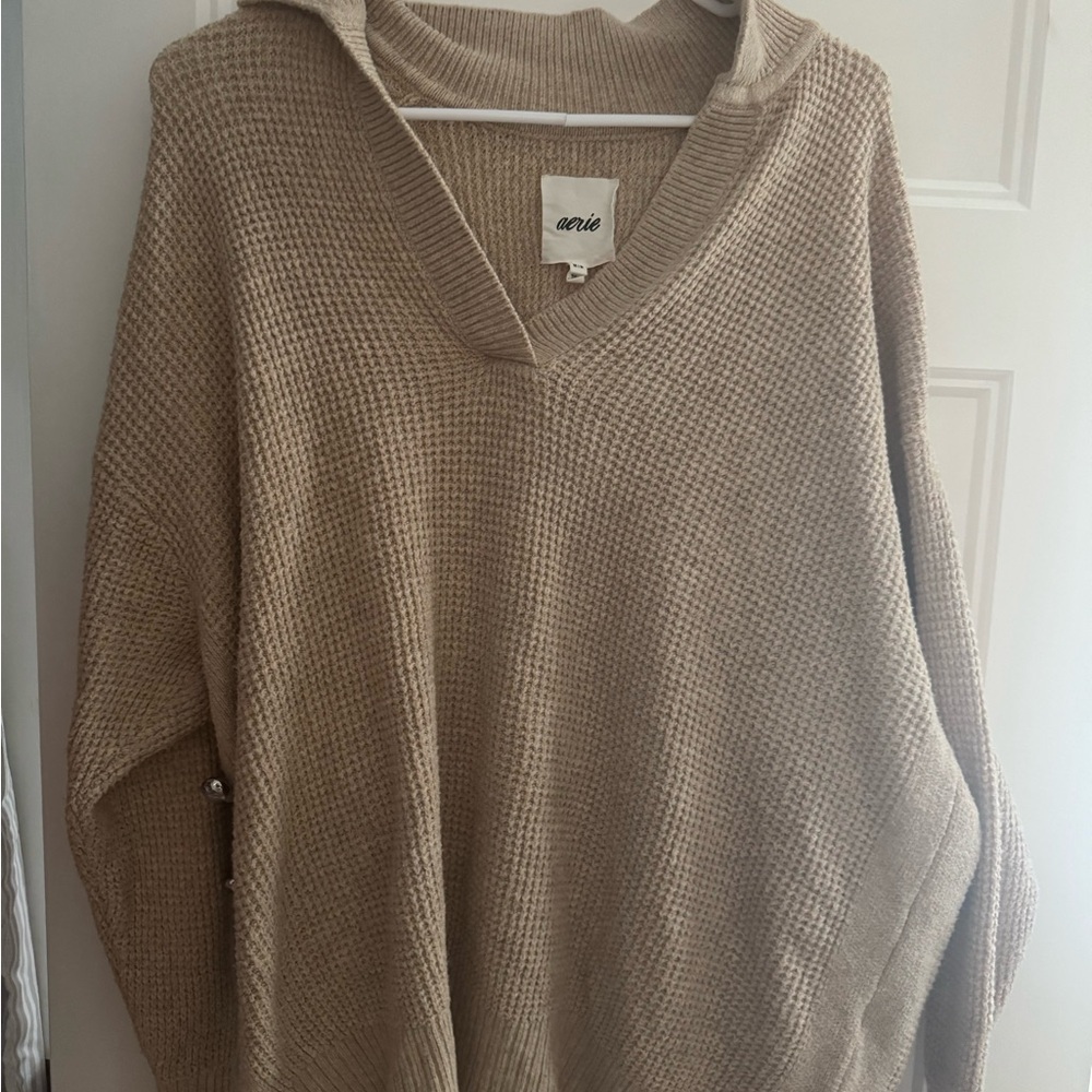 Aerie Women's Sweater and Wide Leg Pants Set